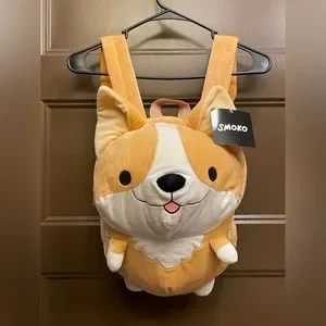 Smoko | Bags | Smoko Corgi Plush Backpack | Poshmark display picture 3
